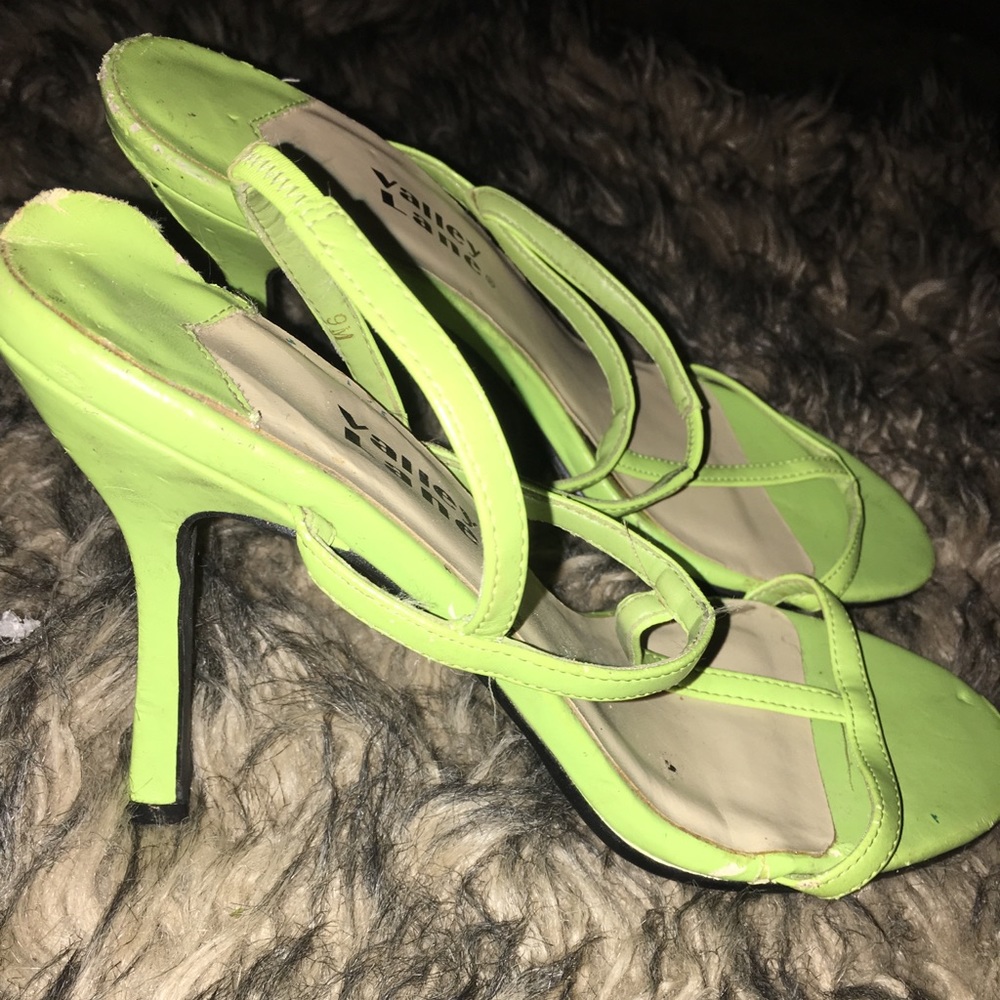 Green sandals